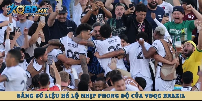 Bảng số liệu hé lộ nhịp phong độ của VĐQG Brazil