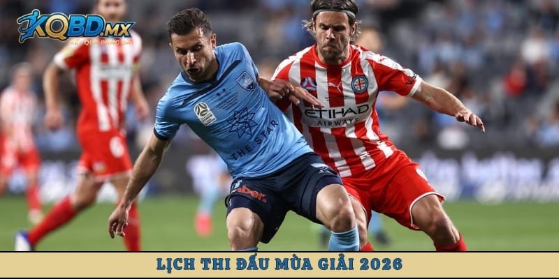 Lịch thi đấu mùa giải 2026