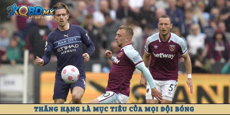 Thăng hạng là mục tiêu của mọi đội bóng 