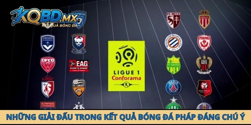 Những giải đấu trong kết quả bóng đá Pháp đáng chú ý